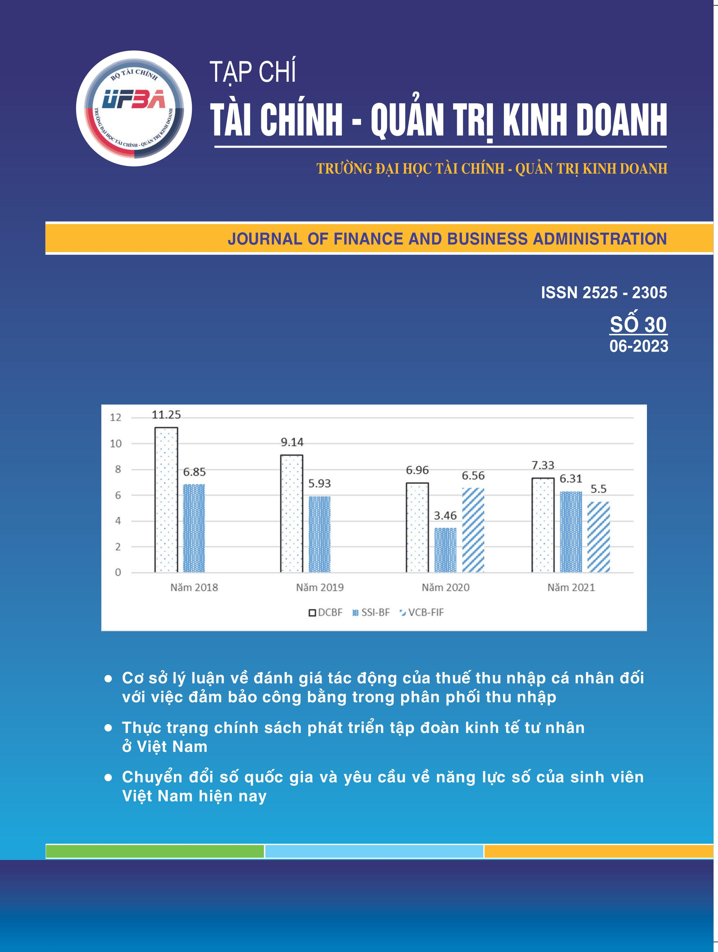 JOURNAL OF FINANCE AND BUSINESS ADMINISTRATION, NUM 30.T06_2023